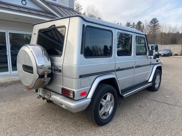 WDCYR49E02X130380 - 2002 MERCEDES-BENZ G 500 SILVER photo 4