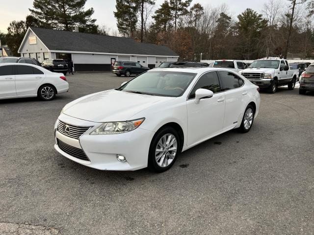 JTHBW1GG6E2042229 - 2014 LEXUS ES 300H WHITE photo 1