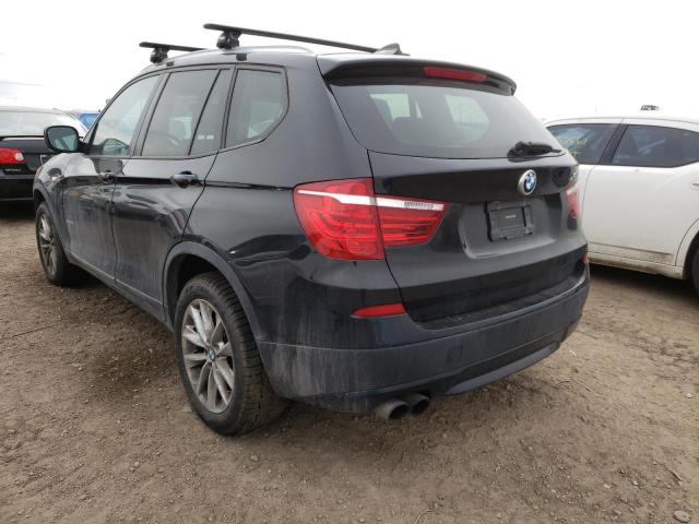 5UXWX9C52D0D00292 - 2013 BMW X3 XDRIVE2 BLACK photo 3