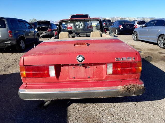 WBABB2302J8861187 - 1988 BMW 325 I AUTO RED photo 6