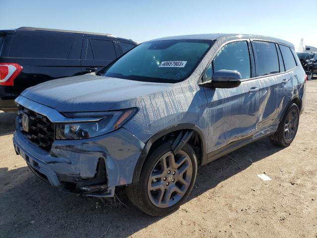 5FNYF7H5XNB003913 - 2022 HONDA PASSPORT E 蓝色 照片 1