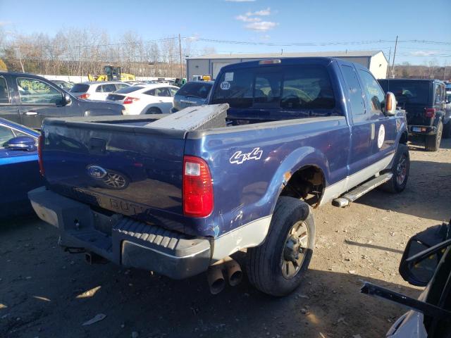 1FTWX31R68EB39388 - 2008 FORD F350 SRW S BLUE photo 3