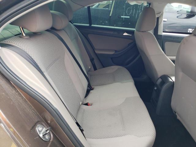 3VW2K7AJ6EM363763 - 2014 VOLKSWAGEN JETTA BASE BROWN photo 10