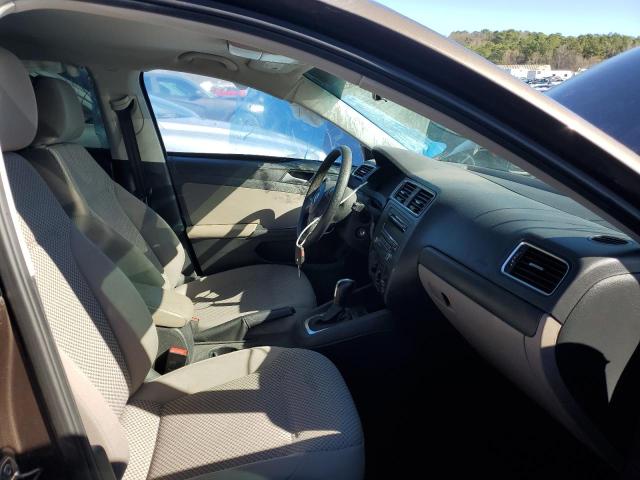 3VW2K7AJ6EM363763 - 2014 VOLKSWAGEN JETTA BASE BROWN photo 7