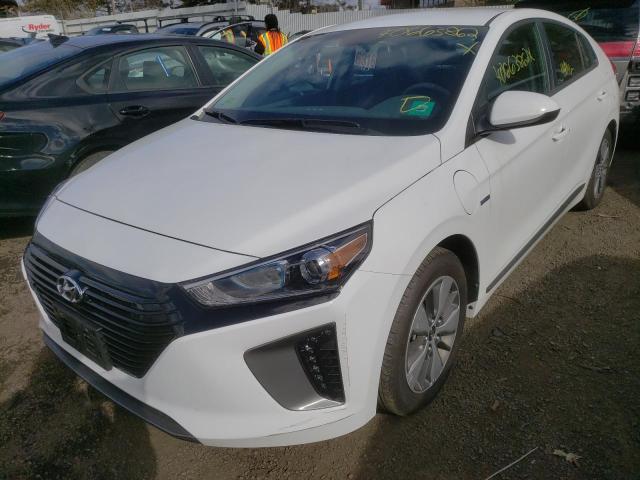 KMHC65LD5KU172782 - 2019 HYUNDAI IONIQ WHITE photo 2