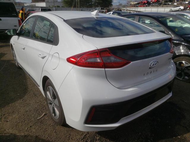 KMHC65LD5KU172782 - 2019 HYUNDAI IONIQ WHITE photo 3