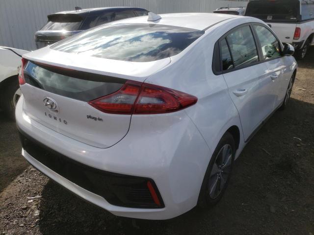 KMHC65LD5KU172782 - 2019 HYUNDAI IONIQ WHITE photo 4