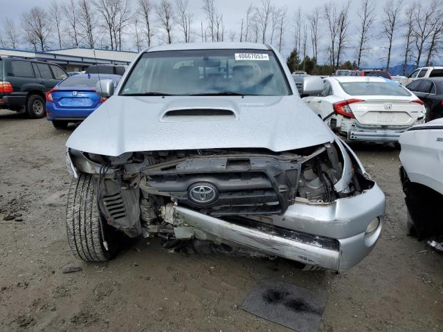 5TEJU62N86Z279260 - 2006 TOYOTA TACOMA DOU SILVER photo 5