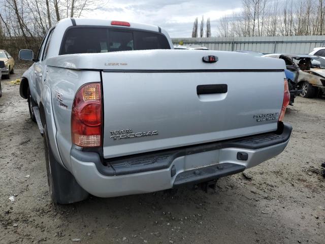 5TEJU62N86Z279260 - 2006 TOYOTA TACOMA DOU SILVER photo 6