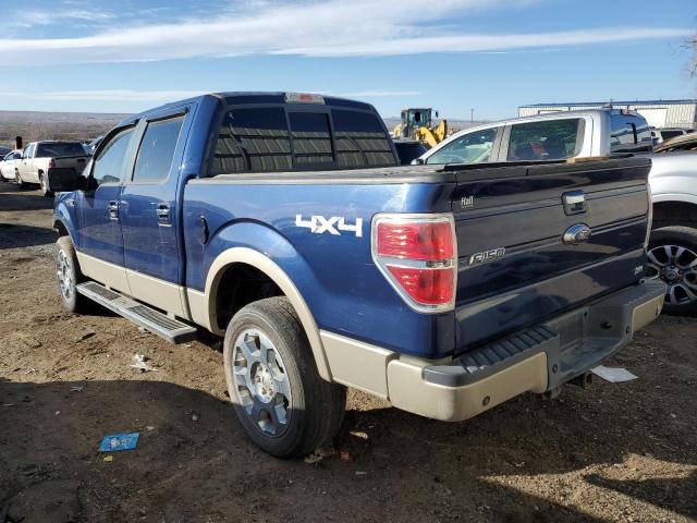 1FTFW1EV8AFD74387 - 2010 FORD F150 SUPER BLUE photo 2