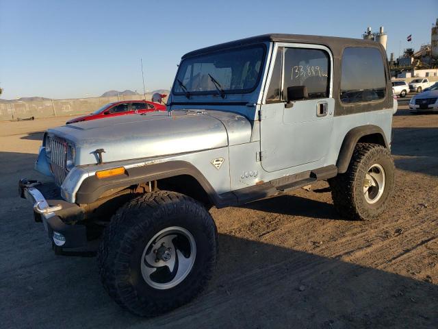 2BCCZ814XJB509419 - 1988 JEEP WRANGLER L BLUE photo 1