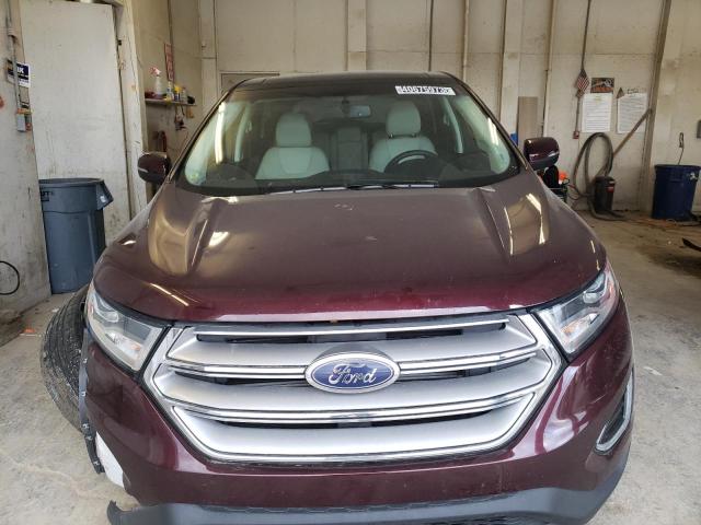 2FMPK4K83HBC53080 - 2017 FORD EDGE TITAN BURGUNDY photo 5