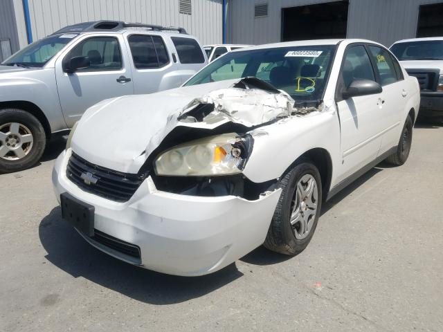 1G1ZS58F27F202975 - 2007 CHEVROLET MALIBU LS WHITE photo 2