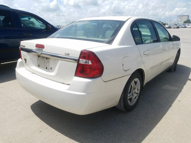 1G1ZS58F27F202975 - 2007 CHEVROLET MALIBU LS WHITE photo 4