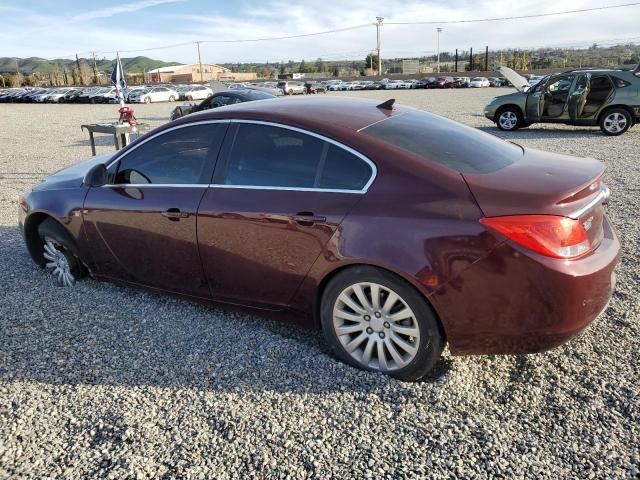 W04GY5GV1B1120113 - 2011 BUICK REGAL CXL BURGUNDY photo 2