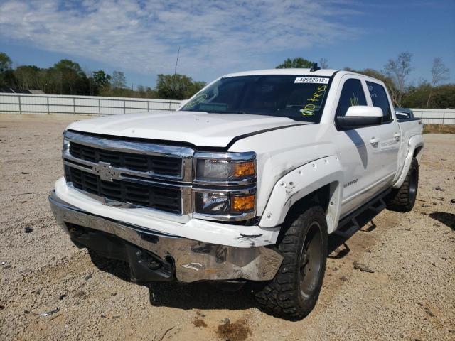 3GCUKREH5FG246366 - 2015 CHEVROLET SILVERADO WHITE photo 2