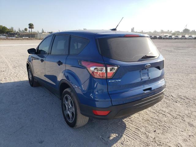 1FMCU0F77HUA09686 - 2017 FORD ESCAPE S BLUE photo 3