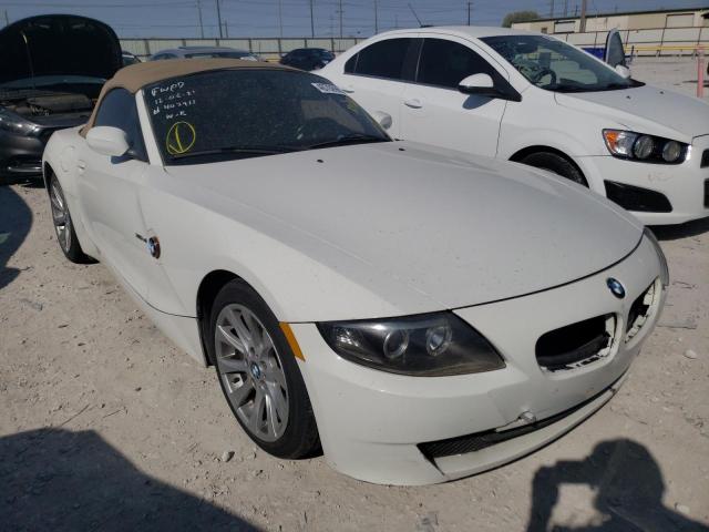 4USBU53536LX01280 - 2006 BMW Z4 3.0SI WHITE photo 1