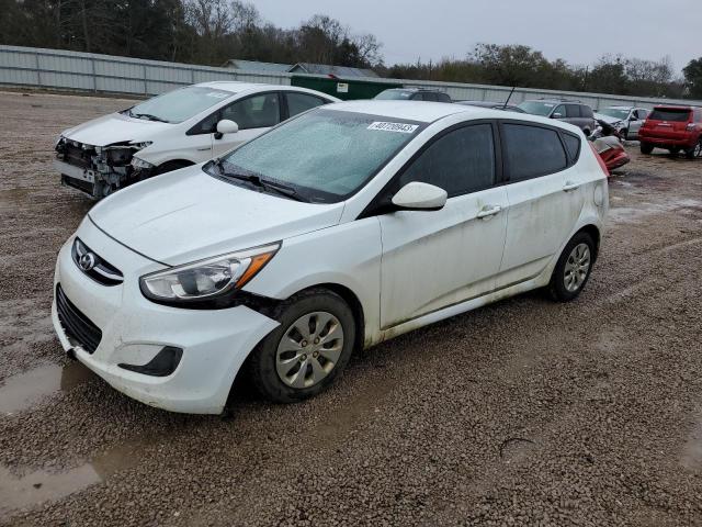 KMHCT5AE4FU231668 - 2015 HYUNDAI ACCENT GS WHITE photo 1