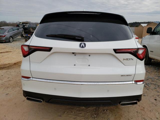 5J8YE1H88NL025692 - 2022 ACURA MDX ADVANC WHITE photo 6