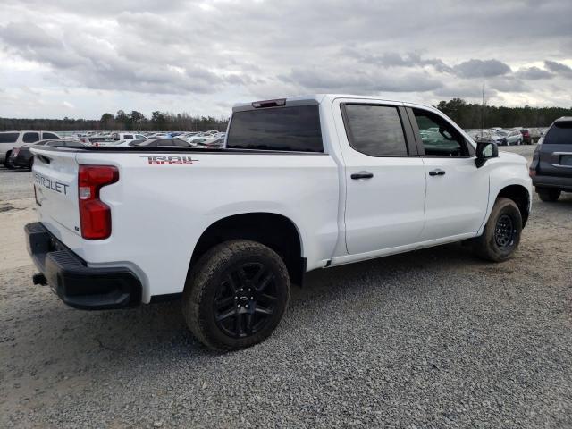 3GCPYFED2MG395399 - 2021 CHEVROLET SILVERADO WHITE photo 3