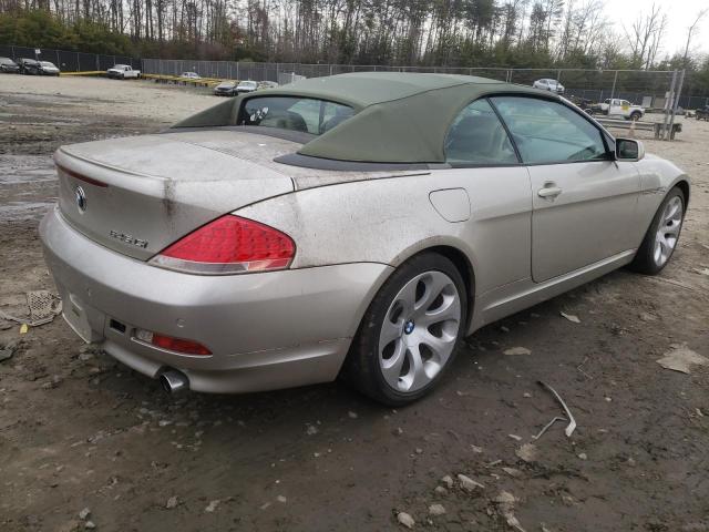 WBAEK73435B323362 - 2005 BMW 645 CI AUT SILVER photo 3