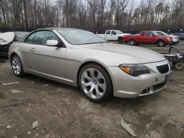 WBAEK73435B323362 - 2005 BMW 645 CI AUT SILVER photo 4