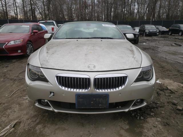 WBAEK73435B323362 - 2005 BMW 645 CI AUT SILVER photo 5