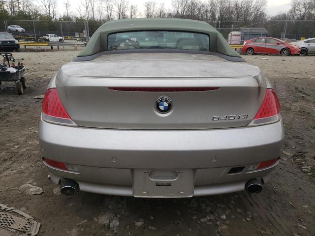 WBAEK73435B323362 - 2005 BMW 645 CI AUT SILVER photo 6