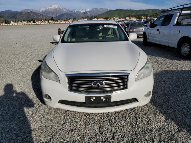 JN1EY1AP9CM910911 - 2012 INFINITI M35H WHITE photo 5