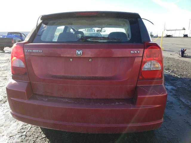 1B3HB48B07D529365 - 2007 DODGE CALIBER SX RED photo 6