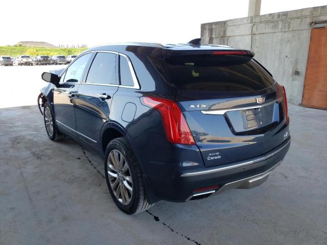 1GYKNGRSXJZ220051 - 2018 CADILLAC XT5 PLATIN BLUE photo 3