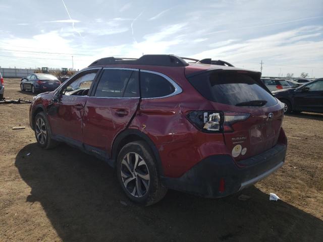 4S4BTANC3M3212691 - 2021 SUBARU OUTBACK LI MAROON photo 3