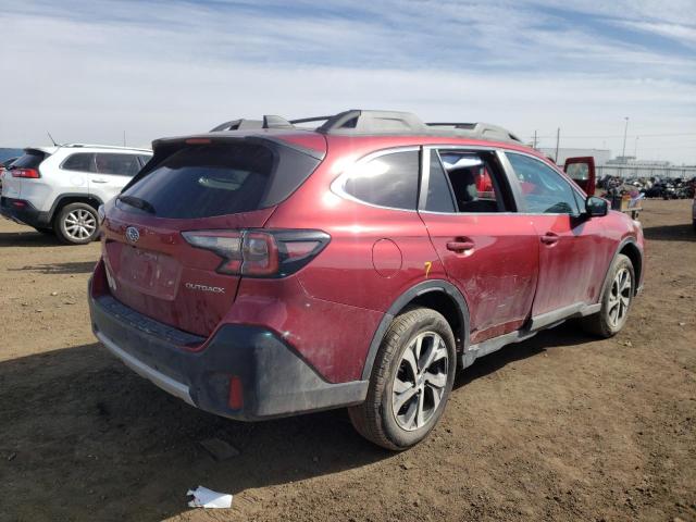 4S4BTANC3M3212691 - 2021 SUBARU OUTBACK LI MAROON photo 4