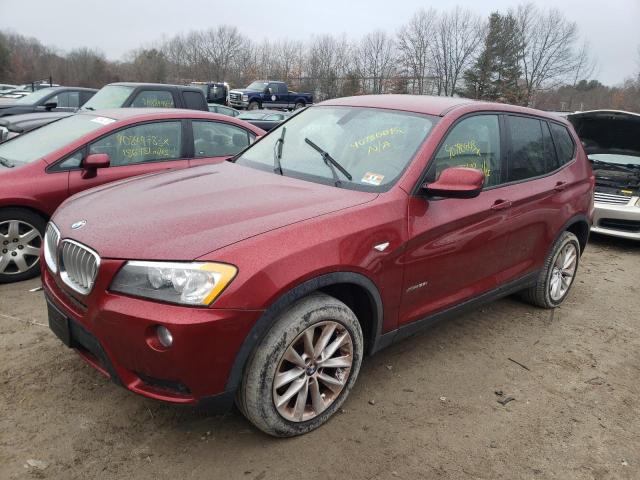 5UXWX9C50D0D05118 - 2013 BMW X3 XDRIVE2 RED photo 1