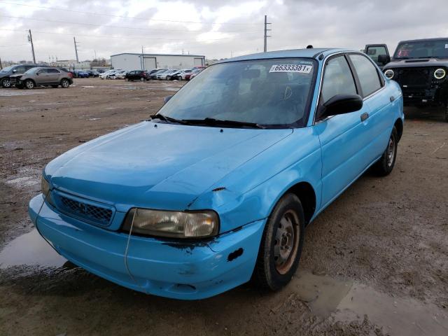 JS2GB31S9W5151396 - 1998 SUZUKI ESTEEM GL BLUE photo 2