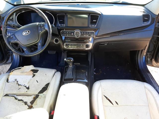 KNALN4D71E5146363 - 2014 KIA CADENZA PR GRAY photo 8