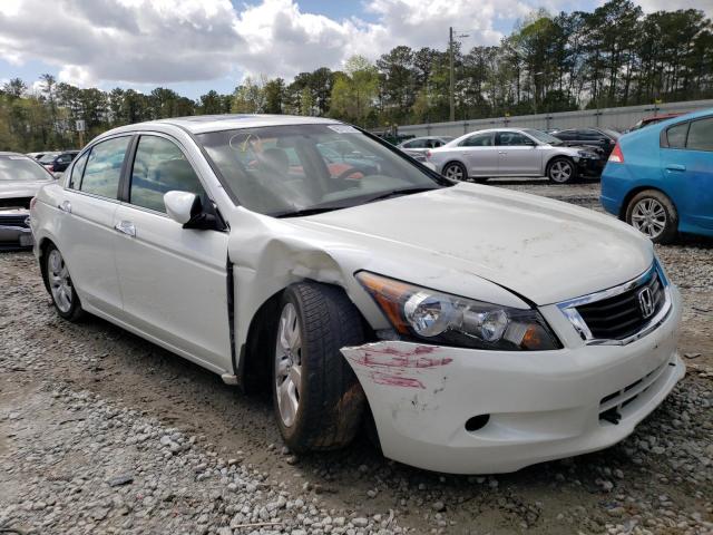 5KBCP36859B002186 - 2009 HONDA ACCORD EXL WHITE photo 1