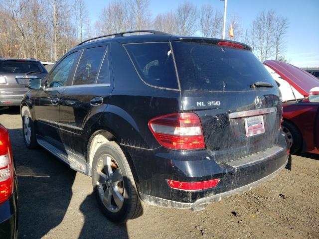 4JGBB8GB6BA735776 - 2011 MERCEDES-BENZ ML 350 4MA BLACK photo 2