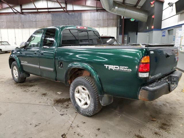 5TBBT44114S449757 - 2004 TOYOTA TUNDRA ACC GREEN photo 2