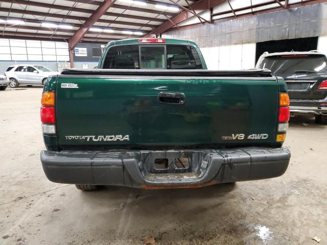 5TBBT44114S449757 - 2004 TOYOTA TUNDRA ACC GREEN photo 6