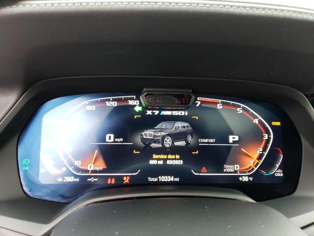 5UXCX6C02N9L77518 - 2022 BMW X7 M50I BLACK photo 9