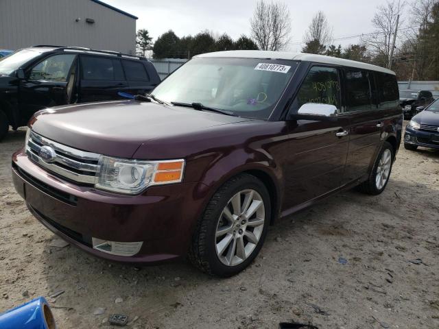 2FMHK6DC6BBD36902 - 2011 FORD FLEX BURGUNDY photo 1
