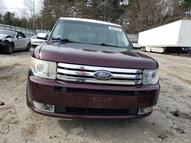 2FMHK6DC6BBD36902 - 2011 FORD FLEX BURGUNDY photo 5