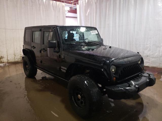 1C4BJWDG3DL625979 - 2013 JEEP WRANGLER U შავი ფოტო 4