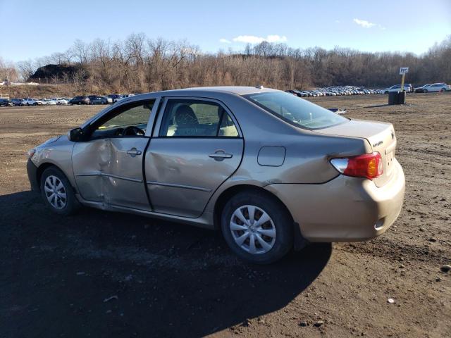 2T1BU40E29C065595 - 2009 TOYOTA COROLLA BA BEIGE photo 2