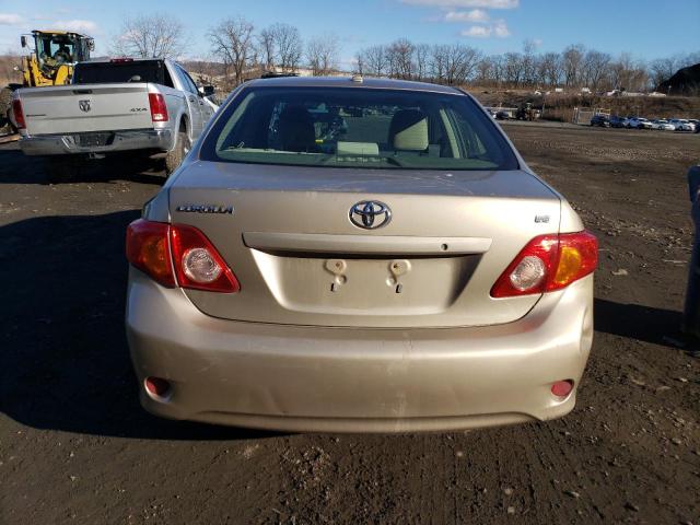 2T1BU40E29C065595 - 2009 TOYOTA COROLLA BA BEIGE photo 6