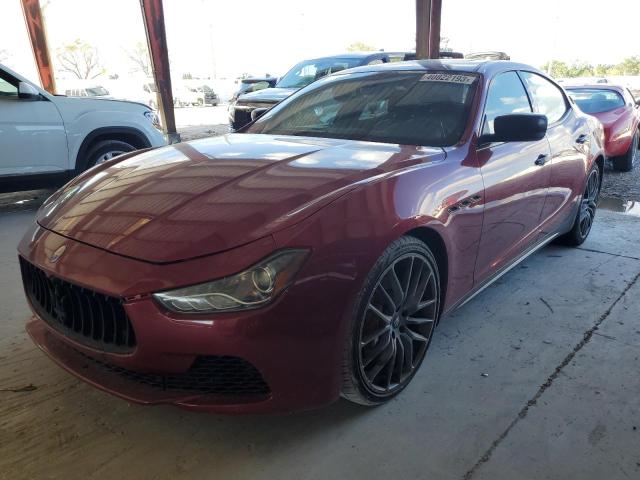 ZAM57XSA7F1137452 - 2015 MASERATI GHIBLI RED photo 1