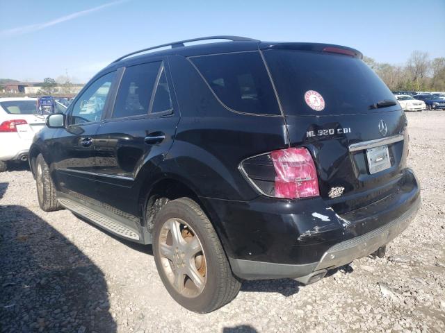 4JGBB22EX7A272868 - 2007 MERCEDES-BENZ ML 320 CDI BLACK photo 3