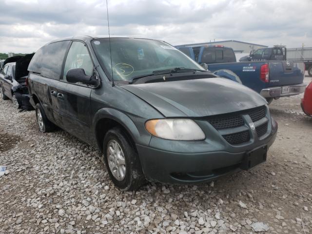 1B4GP44352B620983 - 2002 DODGE CARAVAN TEAL photo 1